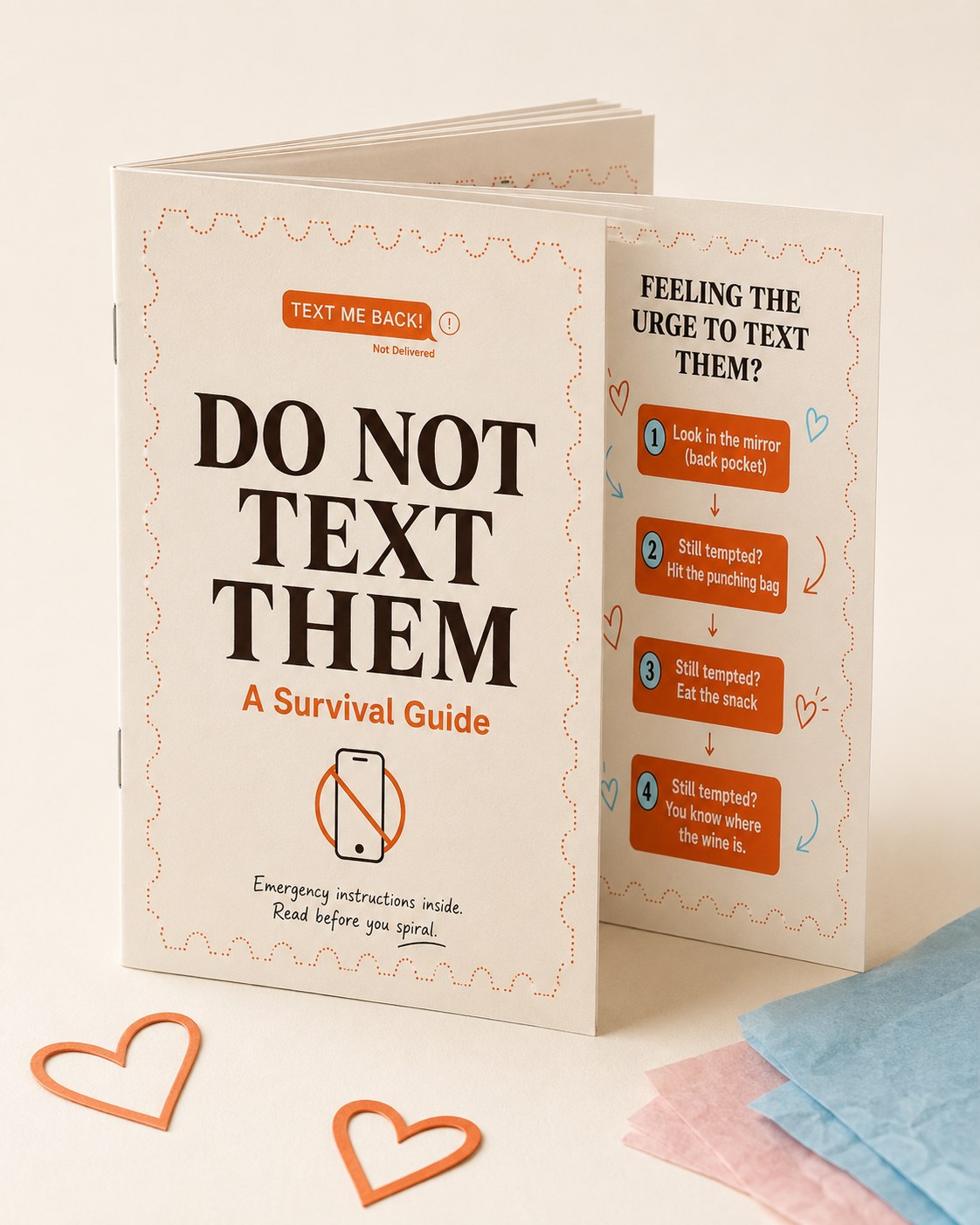 Do Not Text Them survival guide booklet